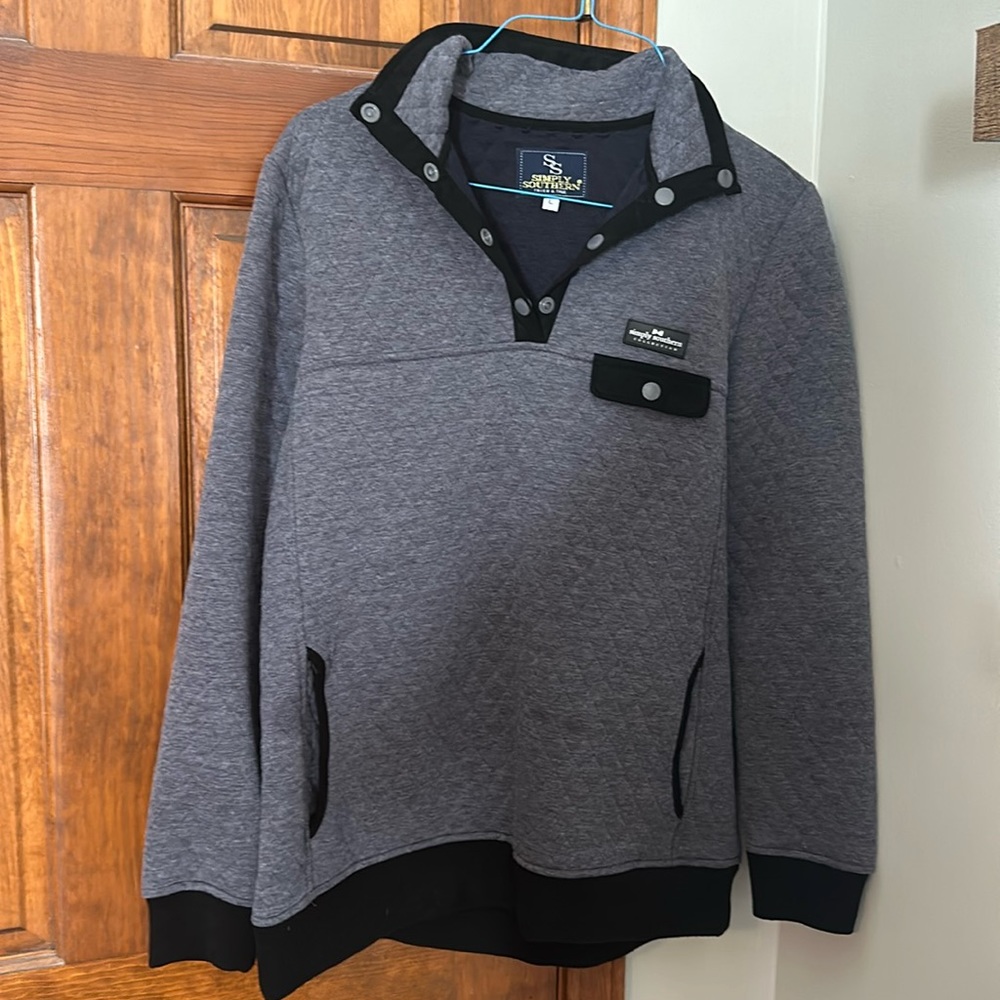 Simply Southern Collection quilted pullover